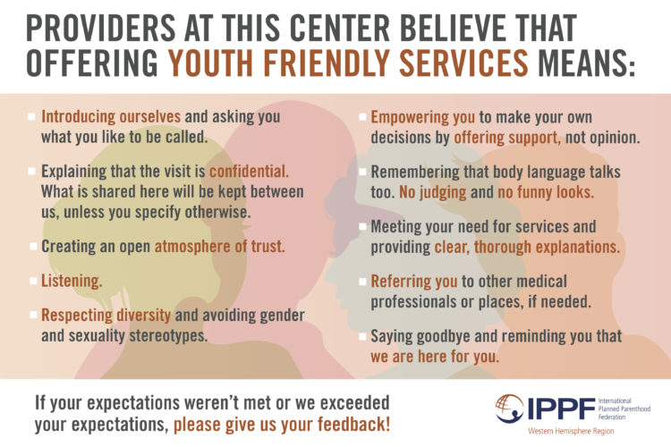 Poster - Youth Friendly Services - Caribbean Family Planning